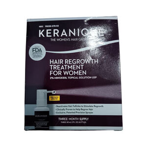 Keranique Hair Regrowth System for Women 3 - 2 FL OZ Bottles EXP 03/24